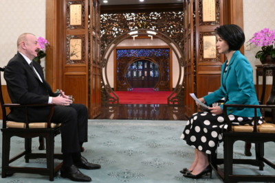 Prezident İlham Əliyev Pekində Çinin CGTN telekanalına müsahibə verib - TAM MƏTN