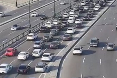 Bakıda yollar tıxacdır - SİYAHI