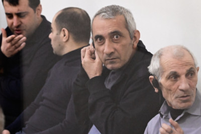 Bağanıs Ayrımda erməni hərbçilərin yandıraraq qətlə yetirdikləri 39 günlük körpə ilə bağlı videomateriallar məhkəmədə nümayiş etdirilib