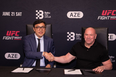 Gənclər və idman naziri Fərid Qayıbov və UFC prezidenti Dana Uayt əməkdaşlıq haqqında razılaşma imzalayıb