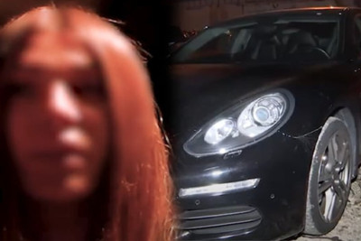 "Porsche"ni sərxoş vəziyyətdə sürən qadın ayıq sürücü də sifariş veribmiş...