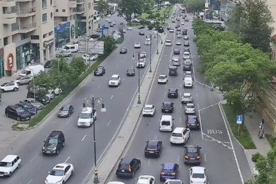 Bakının tıxaclı yolları açıqlanıb - SİYAHI