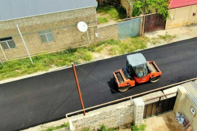 Bakının Sadiq Feyziyev küçəsində təmir işləri yekunlaşmaq üzrədir