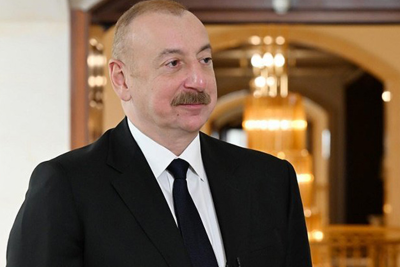 Prezident Bakı Ekspo Mərkəzində sərgilərlə tanış oldu