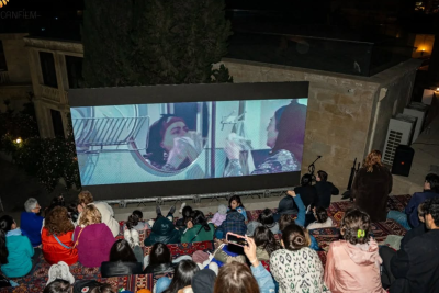 “Qaynana” İçərişəhərdə, açıq havada nümayiş etdirildi - FOTO