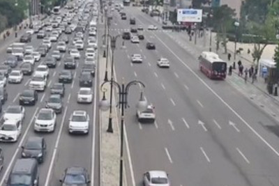 Bakıda yenə tıxac var - SİYAHI