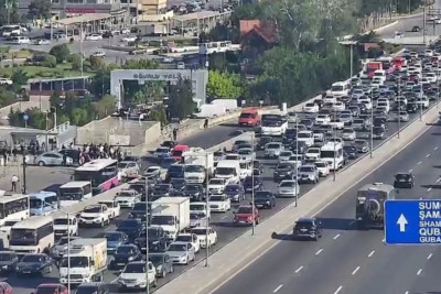 Bakının tıxaclı yolları açıqlanıb - SİYAHI