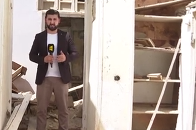 Şəhərin mərkəzində söküntü - Sakinlər verilən puldan narazıdır - Video