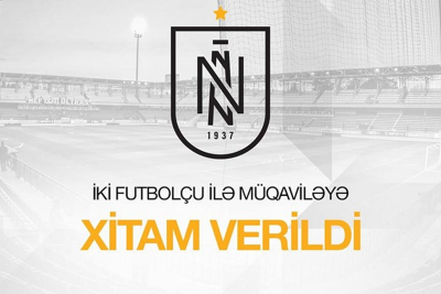 “Neftçi” daha 2 futbolçu ilə yollarını ayırıb