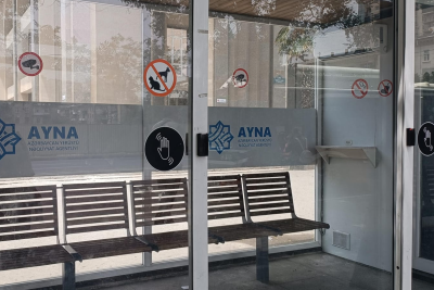 Dayanacağın qapısı bağlı qalıb - VİDEO