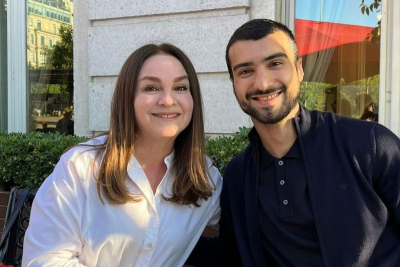 Mahir Emreli Məlahət Abbasovanın qonağı oldu