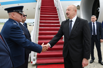 Azərbaycan Prezidenti İlham Əliyev ABŞ-yə işgüzar səfərə gəlib