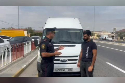 Qaradağda təhlükə yaradan sürücü saxlanıldı