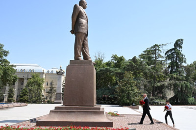 Prezident Gəncə şəhərində olub