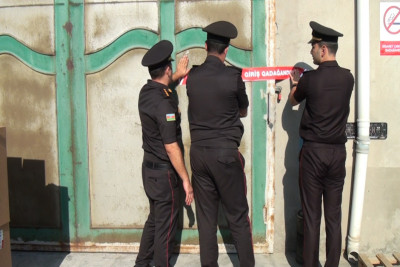 Biləcəridə yanğın təhlükəli obyektin fəaliyyəti dayandırılıb