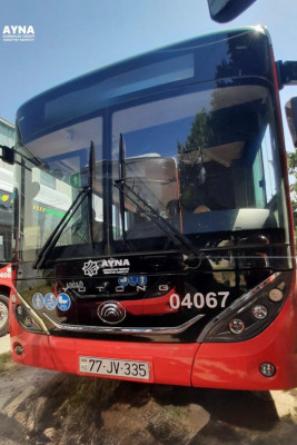 Paytaxtın bu ərazisində hərəkətdə olan avtobuslar yenilənir