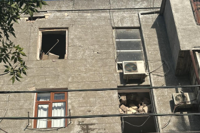 Beşmərtəbəli yaşayış binasında partlayış: Yaralılar var - YENİLƏNİB