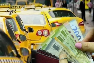Bakıda taksi sürücüsü gedişhaqqına görə sərnişini döydü