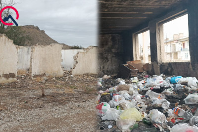 Əvvəl uşaq bağçası idi, indi zibilxana... - FOTO