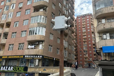Bakıda yerə zibil atanları cərimələmək üçün kameralar quraşdırılır