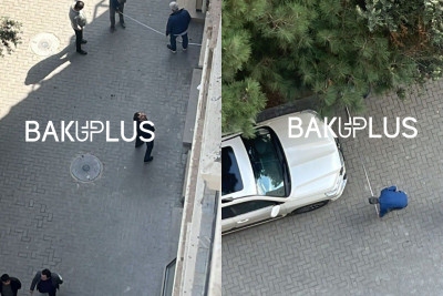 Xətai rayonunda səkiləri dağıdırlar - Sakinlər şikayətçidir