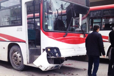 Altı gün əvvəl avtobusun vurduğu piyada ölüb