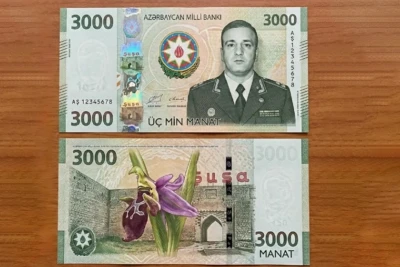 Üzərində Polad Həşimovun şəkli olan 3000 manatlıq əsginaslar tədavülə buraxılıb?