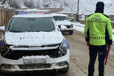 Yollardakı vəziyyətlə bağlı xəbərdarlıq