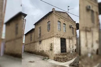 Bakıxanovun doğulduğu evin bir hissəsi uçdu