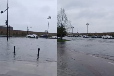 Ağ şəhəri də su basdı