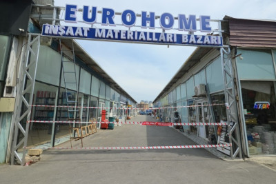 "Eurohome" tikinti materiallarının satışı bazarınının fəaliyyəti dayandırıldı