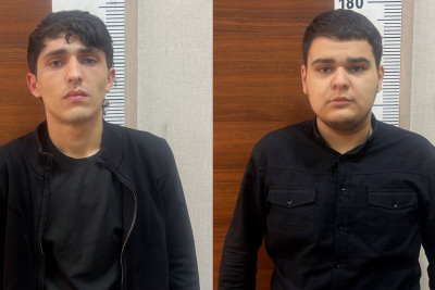 Bakıda marketə BASQIN: Satıcını döyüb malları apardılar - VİDEO