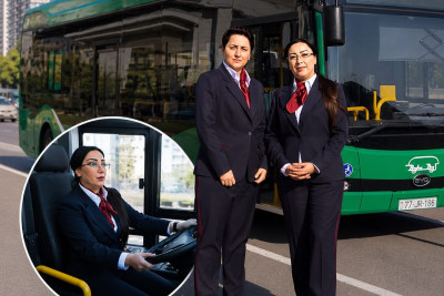 Xanım sürücülərimiz 60 000 km-dən çox yol qət etdilər: 0 qəza, 0 tənbeh