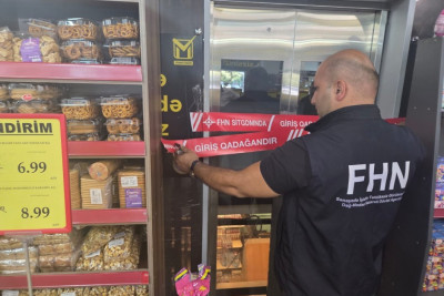 Bakıda marketin liftinin fəaliyyəti dayandırıldı