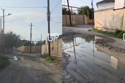 "Bu gölməçə heç vaxt qurumur" - Nardaranlılar beziblər