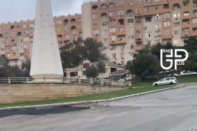 Asfaltlama adı ilə yol bağlandı, amma heç bir iş görülmədi - VİDEO